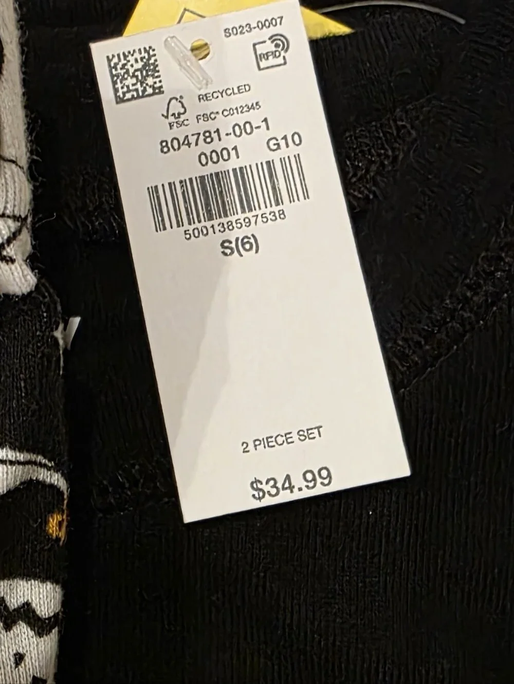 Old Navy X Disney Nightmare Before Christmas Jack Skellington Pajamas Size S (6)